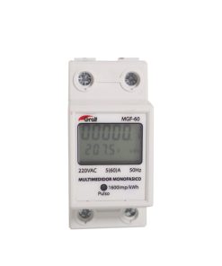 MULTIMEDIDOR MONOFÁSICO C/DISPLAY 60AMP GRALF